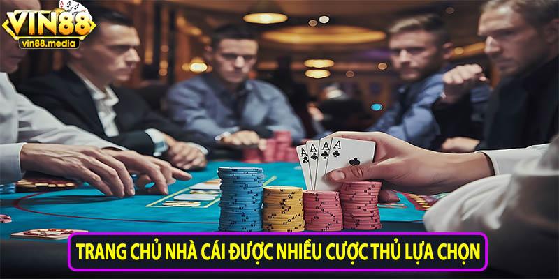 Trang chủ nhà cái được nhiều cược thủ lựa chọn